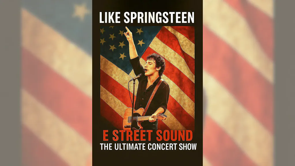 Like Springsteen - The Ultimate Concert Show mit den 12 Musikern der „E Street Sound“ Band, Bruce Springsteen Tribute, Hommage
