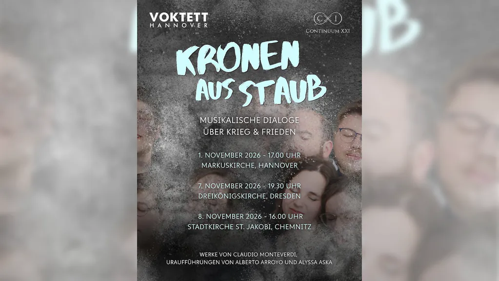 Kronen aus Staub - Musikalische Dialoge über Krieg und Frieden