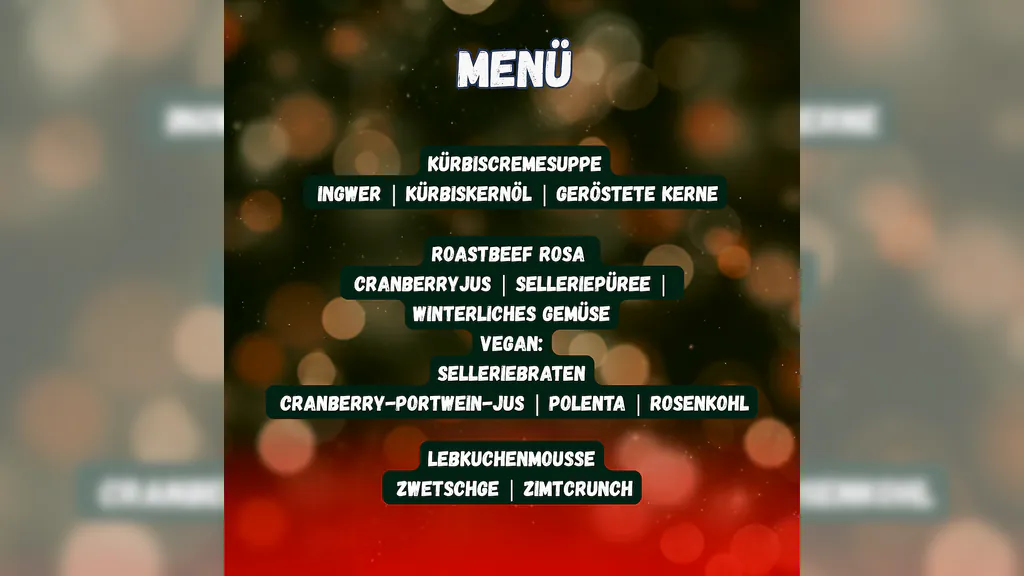 Weihnachts Musical Dinner Show - The Musical Sound of Christmas - neu erstrahlt