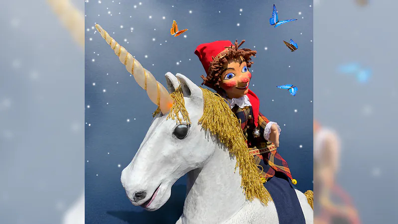 Das goldene Einhorn - Handpuppenspiel für Kinder ab vier Jahren