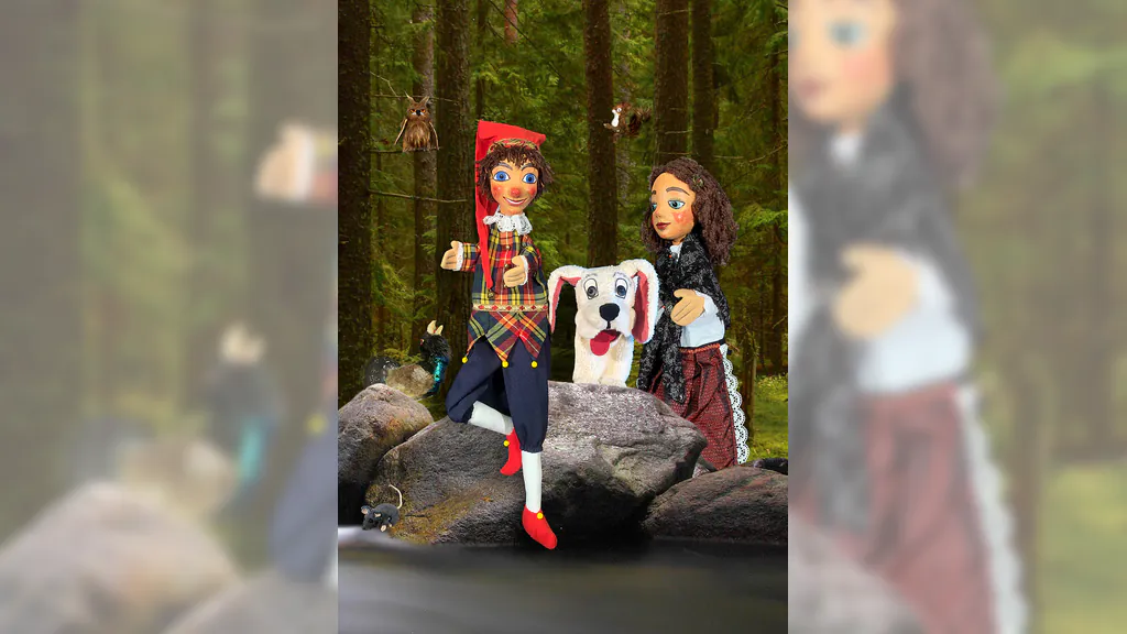 Kasper und Bello retten den Wald - Handpuppenspiel für Kinder ab vier Jahren