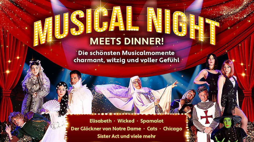 Musical Night meets Dinner - inkl. 3 Gang Menü