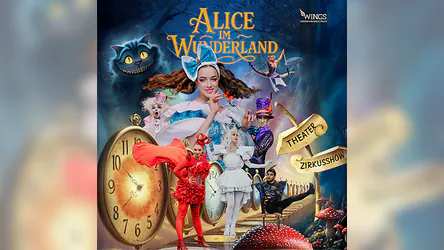Alice im Wunderland Circus Show für die ganze Familie