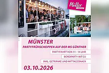 Partyfrühschoppen auf der MS Günther