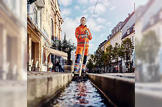 Freiburgs Bächle-Tour - Unterwegs mit Stocky, dem Bächleputzer