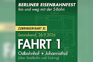 Fahrt 1 - Zubringerfahrt
