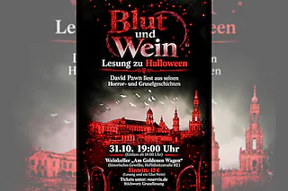 „Blut und Wein“ Lesung zu Halloween - Grusellesung