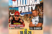Mallorca Party mit Lorenz Büffel Double