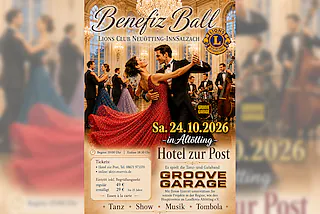 Lions Benefizball - Galaveranstaltung zugunsten sozialer Projekte im Landkreis Altötting