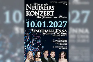 Das große Neujahrskonzert - Vier Stimmen - ein Klavier