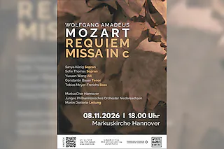 W.A. Mozart: Requiem und c-Moll Messe - Chorkonzert