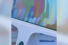 Herbstferien Familienkurs: Squeegee Art
