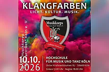 Jahreskonzert 2026 - Klangfarben - Licht. Kultur. Musik