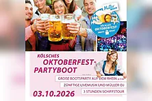 Oktoberfest-Partyboot - an Bord der KD "RheinFantasie"