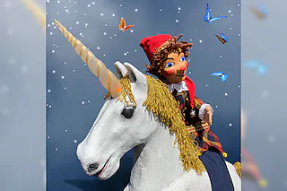 Das goldene Einhorn - Handpuppenspiel für Kinder ab vier Jahren