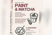 Paint & Matcha - Event Augsburg Dezember