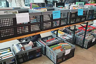 Großer Büchermarkt