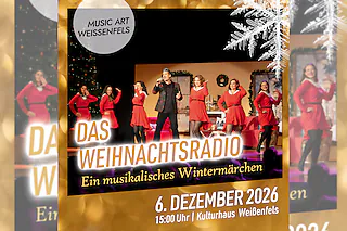 Das Weihnachtsradio - Ein musikalisches Wintermärchen - präsentiert vom music art e.V.