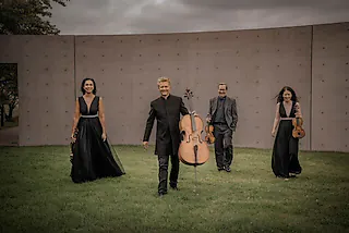Musiktage 2027 - Minguet Quartett mit Jürgen Ruck (Gitarre) und Jakob Kunath (Bariton)