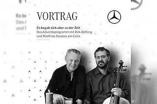Es begab sich aber zu der Zeit - Das Adventsprogramm mit Dirk Böhling und Matthias Boutros am Cello