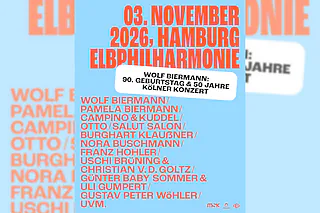 Wolf Biermann & Freunde - „Warte nicht auf beßre Zeiten - Die Jubiläumskonzerte zum 90. Geburtstag“