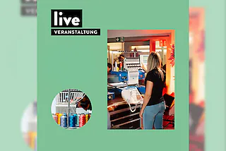 VERANSTALTUNG: Lange Shoppingnacht - Stickaktion - Hugendubelbeutel besticken
