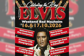 Steven Pitman´s Elvis Weekend : Kombiticket (16. + 17.10.2026) - Festival-Weekend-Ticket