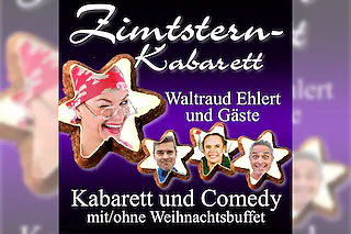 Zimtstern-Kabarett 2026 - Waltraud Ehlert und Gäste: Henning Schmidtke - Roberto Capitoni - Nessi Tausendschön