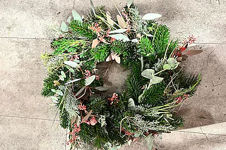 Adventskranz binden