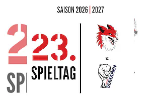 23. Spieltag: Füchse Duisburg - Hammer Eisbären