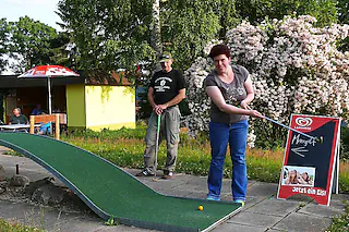Minigolfplatz im Naturpark