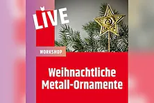 Workshop Weihnachtliche Metall-Ornamente