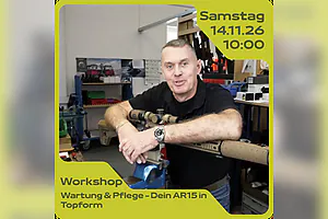 Workshop: „Wartung & Pflege - Dein AR15 in Topform“