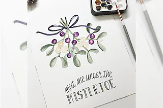 Handlettering-Workshop - Kreative Weihnachtsgrüße gestalten