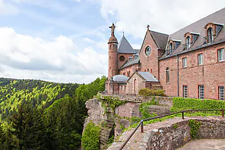 Hohenburg Abbey at Mont Sainte-Odile in the Vosges mountains in Alsace, France.23.06.2017, BZ - BZP: Das Kloster Odilienberg ©jorisvo – Fotolia [Foto: jorisvo, stock.adobe.com]