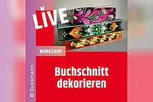 Buchschnitt dekorieren