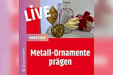 Workshop Metall-Ornamente prägen