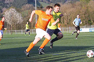 Fußball, Saison 2013/14 Kreislgia A, Staffel II, 18. Spieltag (Nachholspiel) Spvgg Buchenbach - VfR Umkirch 4:3 (3:0) [Benedikt Hecht]