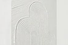 Strukturpaste auf Leinwand