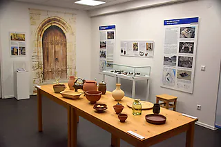 Blick in die Sonderausstellung "Von Römern und Rittern in Bad Krozingen" [Christel Bücker]