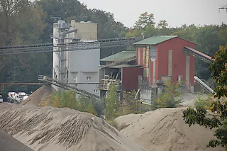 Kiesabbau, Mischwerk29.10.2015, BZ - WEI: Kieswerk von Holcim Frey [Herbert Frey]