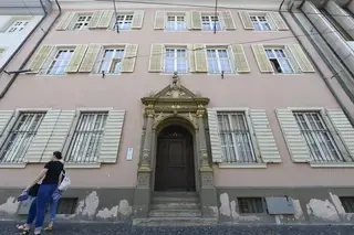 Das "Haus zum Herzog", Stadtarchiv, Salzstraße. Standortsuche für das NS-Dokumentationszentrum. [Foto: Ingo Schneider]