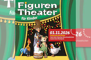 Figurentheater in der CD-Kaserne: Pettersson und Findus - Gespielt vom Berliner Puppentheater