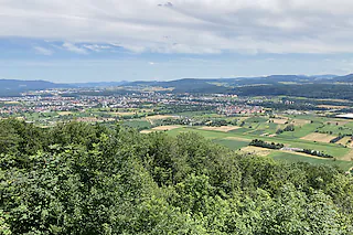 Blick vom Eigenturm in Rheinfelden Herten [Dora Schöls]