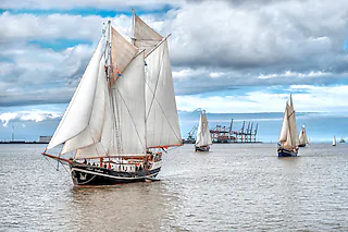 Wilhelmshaven Sailing-CUP - Wilhelmshaven unter Segeln