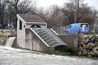 Wasserkraftanlage Sandfang