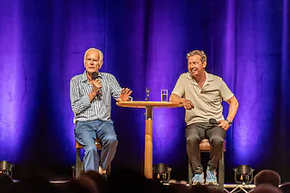 Harald Schmidt schwätzt mit Bernd Gnann