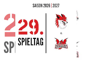 29. Spieltag: Füchse Duisburg - Herforder Ice Dragons