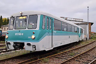 Berliner Ringbahn - im „Ferkeltaxi“ - Im historischen Schienenbus zum Berliner Westhafen
