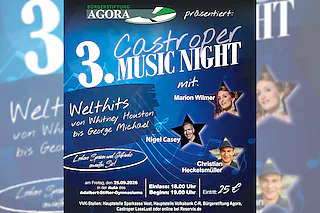 3. Castroper MusicNight - Welthits von Whitney Houston bis George Michael